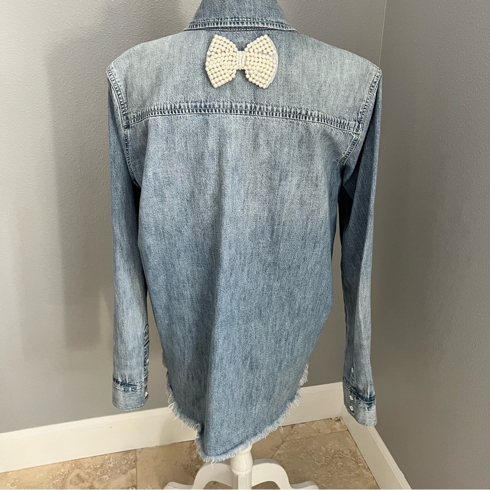 Lucky Brand Blue Denim Shirt - Picture 7 of 16